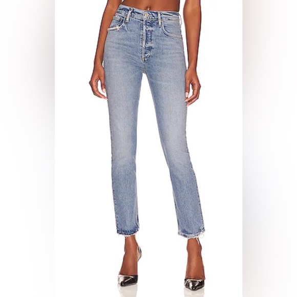 Agolde Riley Full Length 32 Organic Cotton - Picture 1 of 9